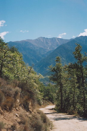 Promenade au dpart du mas